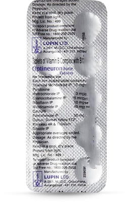 Optineuron Forte Strip Of 10 Tablets
