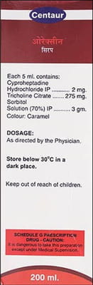 Oraxin Bottle Of 200ml Syrup