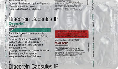Orcerin 50mg Strip Of 10 Capsules