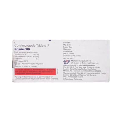 Oriprim Ds Strip Of 10 Tablets