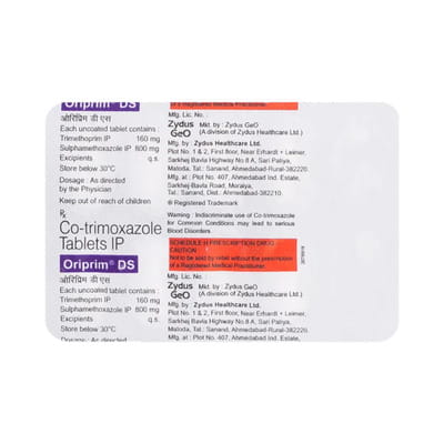 Oriprim Ds Strip Of 10 Tablets