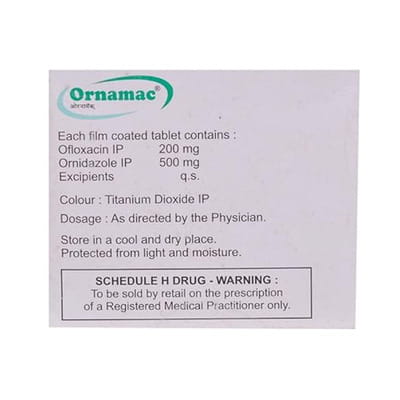 Ornamac Strip Of 10 Tablets