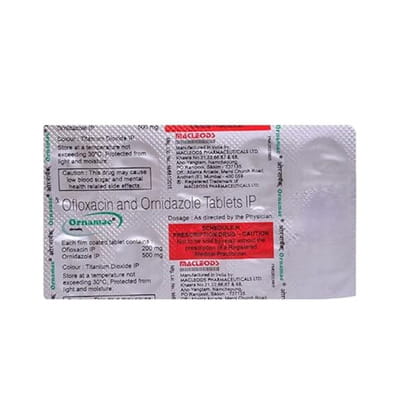 Ornamac Strip Of 10 Tablets