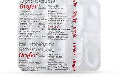 Orofer Strip Of 10 Capsules