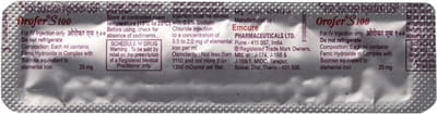 Orofer S 100mg Ampoule Of 5ml Injection