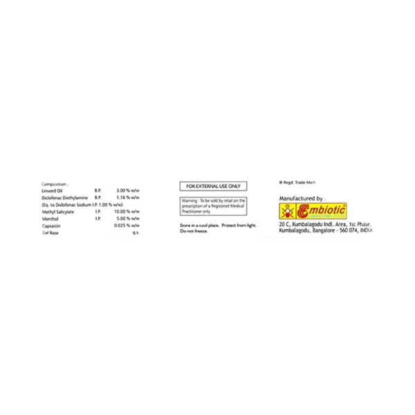 Oronac Tube Of 30Gm Gel
