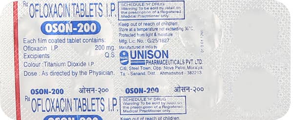 Oson 200mg Strip Of 10 Tablets