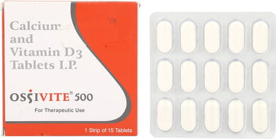 Ossivite 500mg Strip Of 15 Tablets