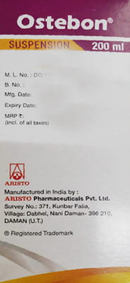 Ostebon Bottle Of 200ml Suspension