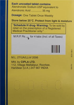 Osteofos 35mg Strip Of 4 Tablets