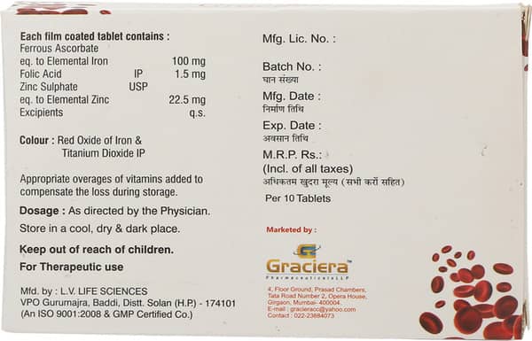 Gracifer Strip Of 10 Tablets