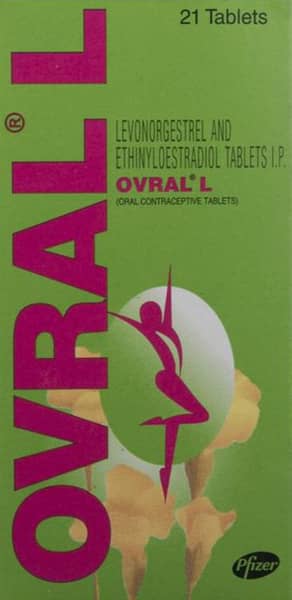 Ovral L Strip Of 21 Tablets