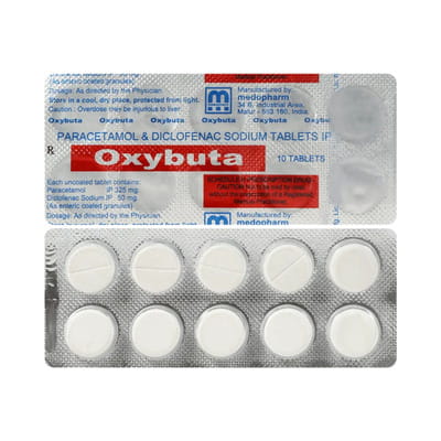 Oxybuta Strip Of 10 Tablets