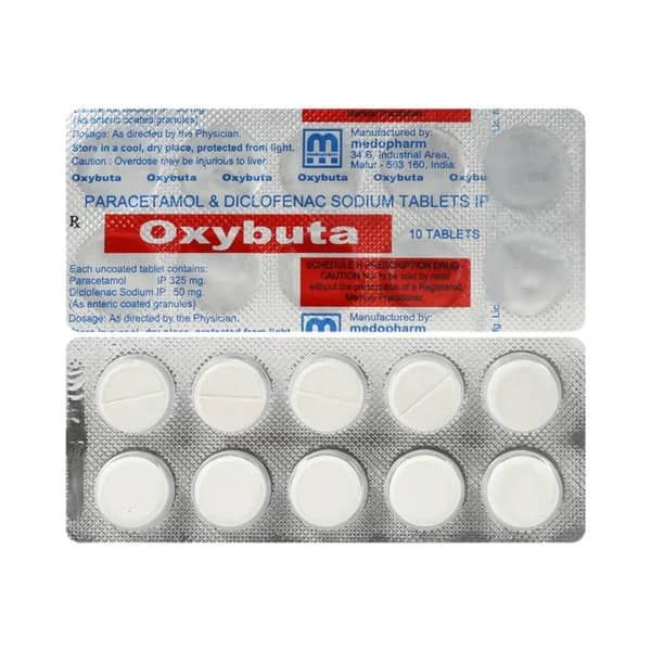 Oxybuta Strip Of 10 Tablets