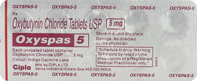 Oxyspas 5mg Strip Of 10 Tablets
