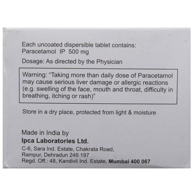 Pacimol Xp 500mg Tablet