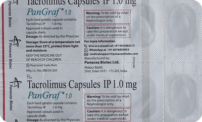 Pangraf 1mg Strip Of 10 Capsules