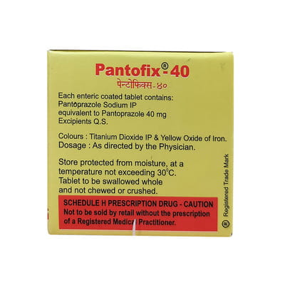 Pantofix 40mg Strip Of 10 Tablets