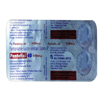 Pantofix 40mg Strip Of 10 Tablets