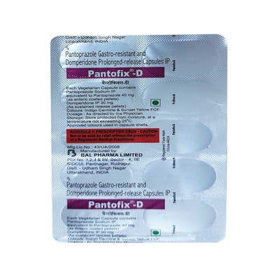 Pantofix D Strip Of 10 Veg Capsules