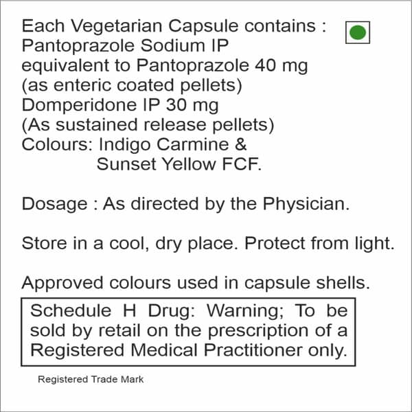 Pantofix D Strip Of 10 Veg Capsules