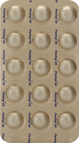 Pantop 40Mg Strip Of 15 Tablets