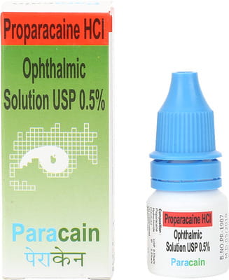 Paracain 0.5% Bottle Of 5ml Eye Drops