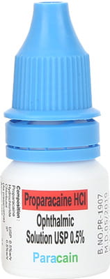 Paracain 0.5% Bottle Of 5ml Eye Drops