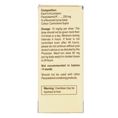 Paramet 250mg Bottle Of 60ml Suspension