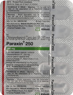 Paraxin 250mg Strip Of 10 Capsules