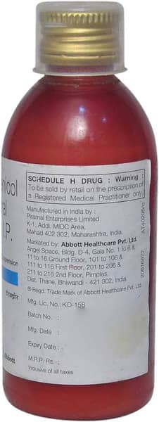 Paraxin Bottle Of 100ml Suspension