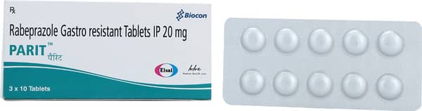 Parit 20mg Strip Of 10 Tablets