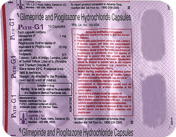 Path G 1mg Strip Of 10 Capsules