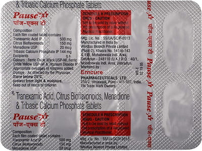 Pause Xt Strip Of 10 Tablets