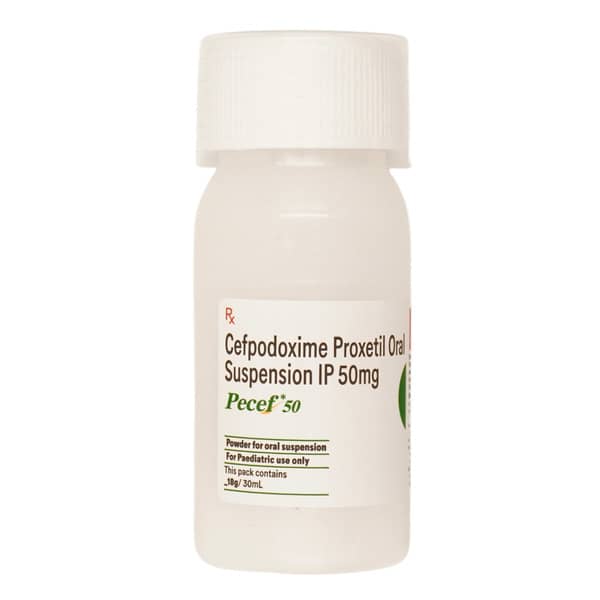 Pecef 50mg Bottle Of 30ml Suspension