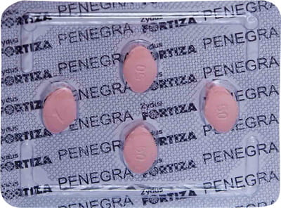 Penegra 50mg Strip Of 4 Tablets