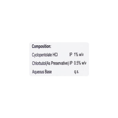 Pentolate Bottle Of 5ml Eye Drops
