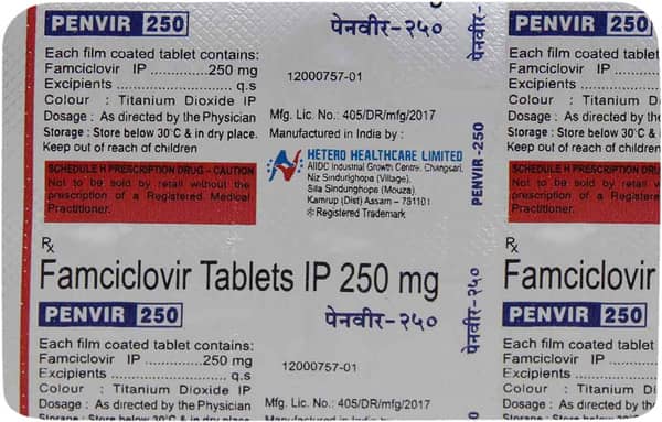 Penvir 250mg Strip Of 6 Tablets