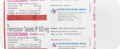 Penvir 500mg Strip Of 3 Tablets