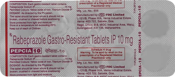 Pepcia 10mg Strip Of 10 Tablets