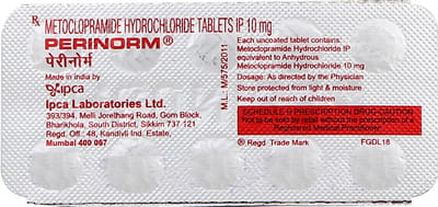 Perinorm 10mg Strip Of 10 Tablets