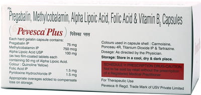 Pevesca Plus Strip Of 10 Capsules