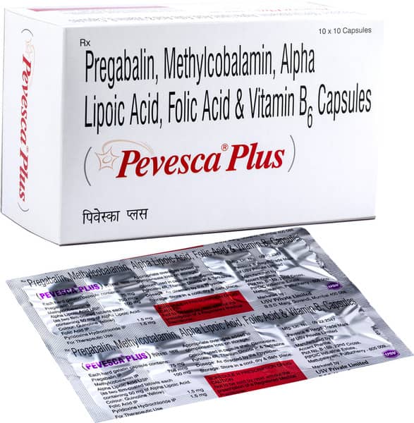 पेवेस्का प्लस की स्ट्रिप 10 कैप्सूल्स