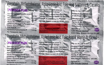 Pevesca Plus Strip Of 10 Capsules