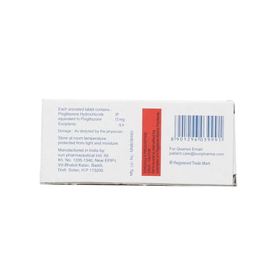 Pioglar 15mg Strip Of 10 Tablets