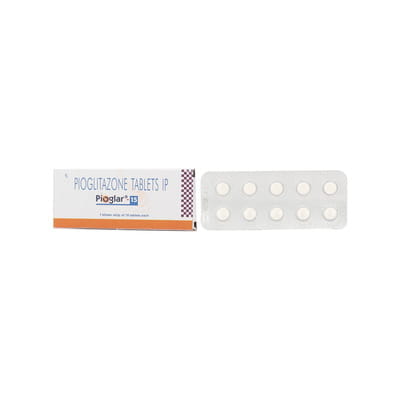 Pioglar 15mg Strip Of 10 Tablets
