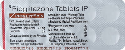 Pioglit 7.5mg Strip Of 10 Tablets