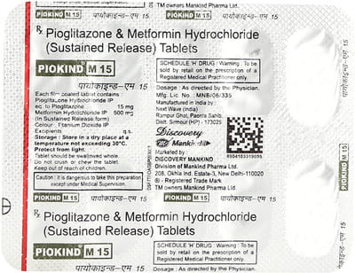 Piokind M 15mg Strip Of 10 Tablets