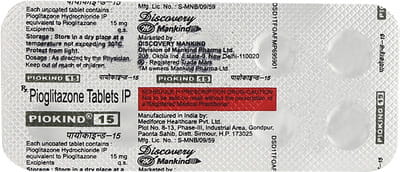 Piokind 15mg Strip Of 10 Tablets