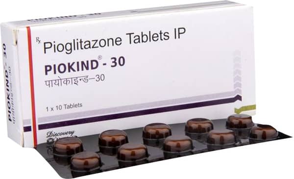 Piokind 30mg Strip Of 10 Tablets
